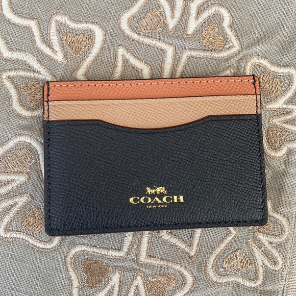 Coach Handbags - Coach Tri-Color Card Holder